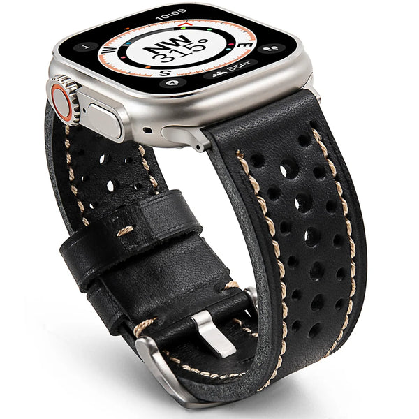 Vintage Racing Leather Band