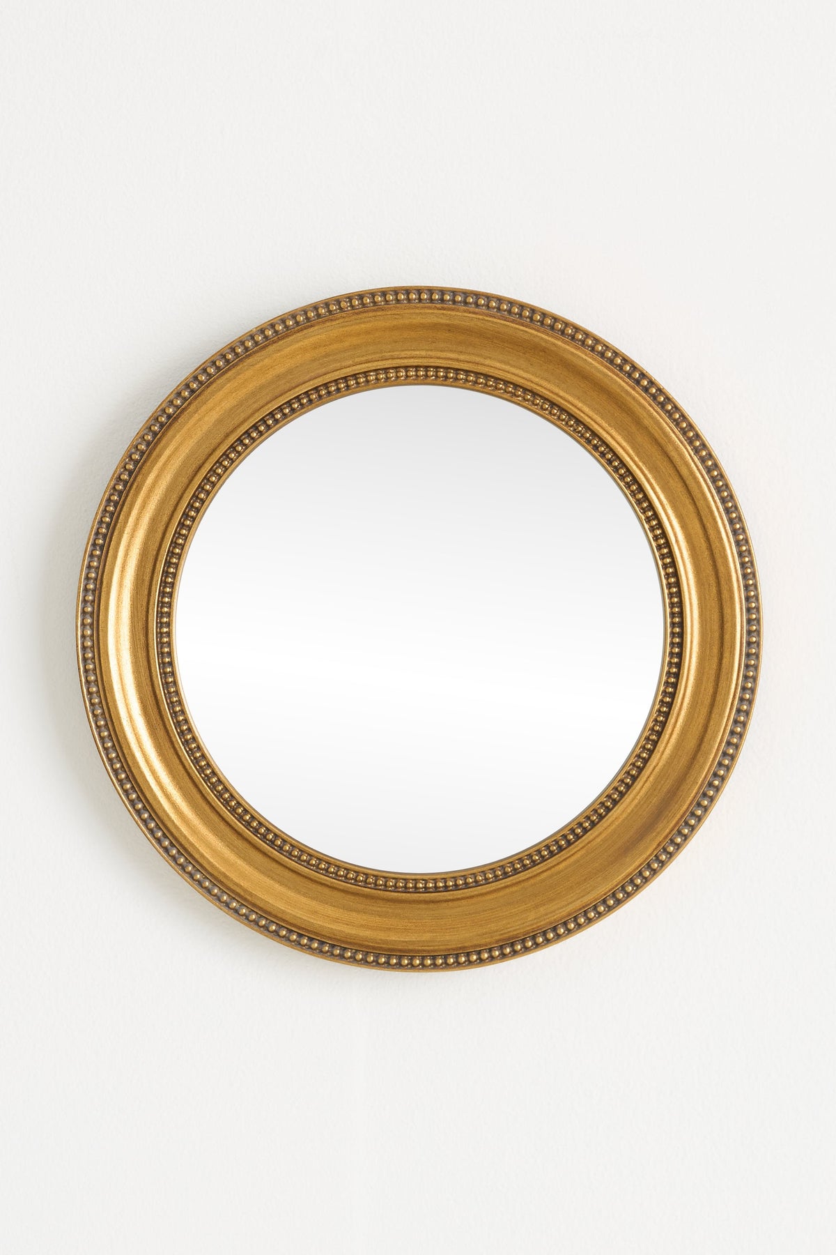 Edda Beaded Round Gallery Wall Mirror, 10 in in Bronze, product view 2