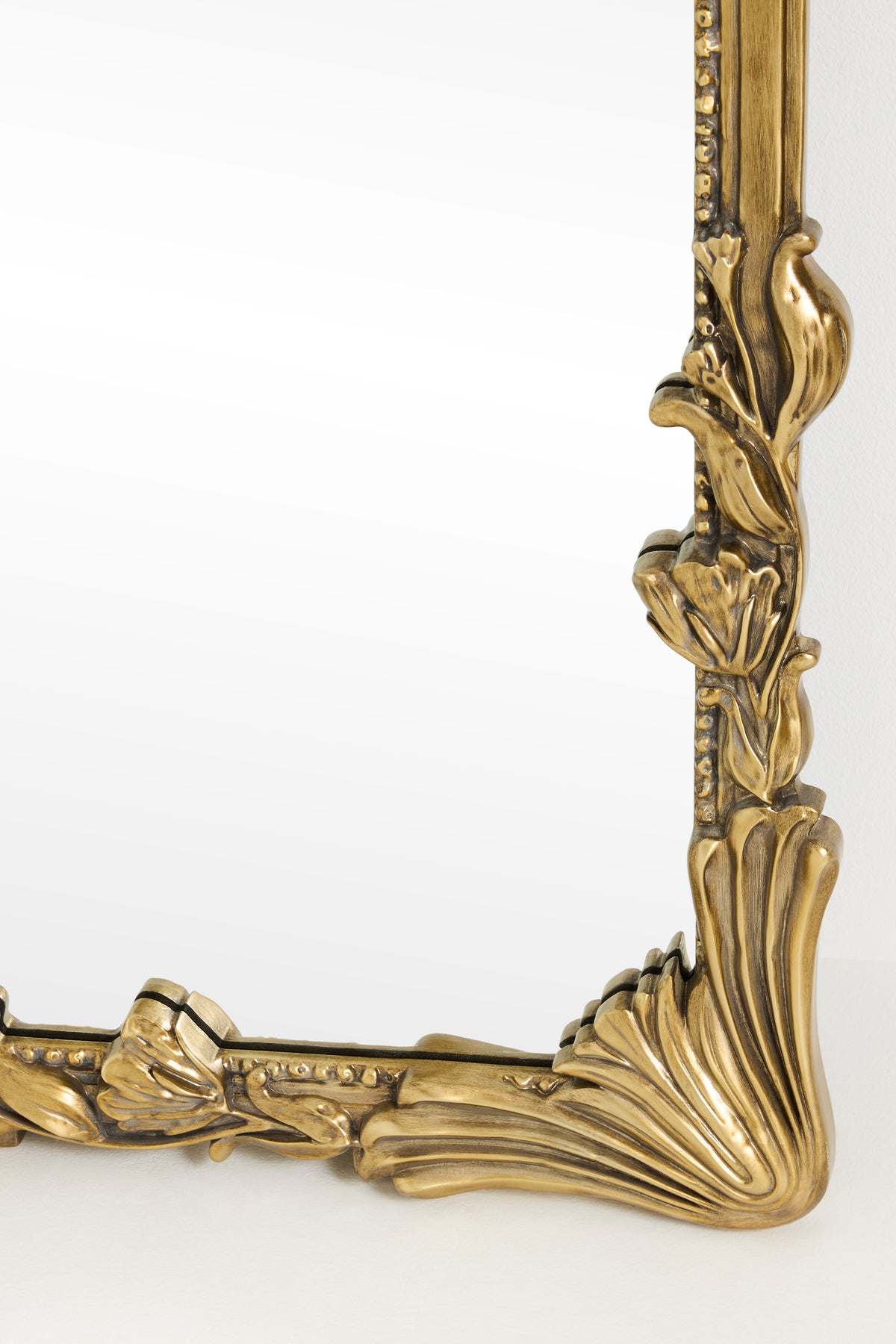 Katla Oversized Ornate Gold Floor Mirror, 7 ft, product view 3