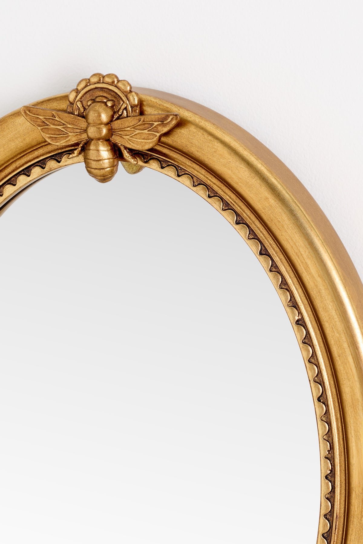 Sumar Gold Bee Petite Oval Wall Mirror, product view 2