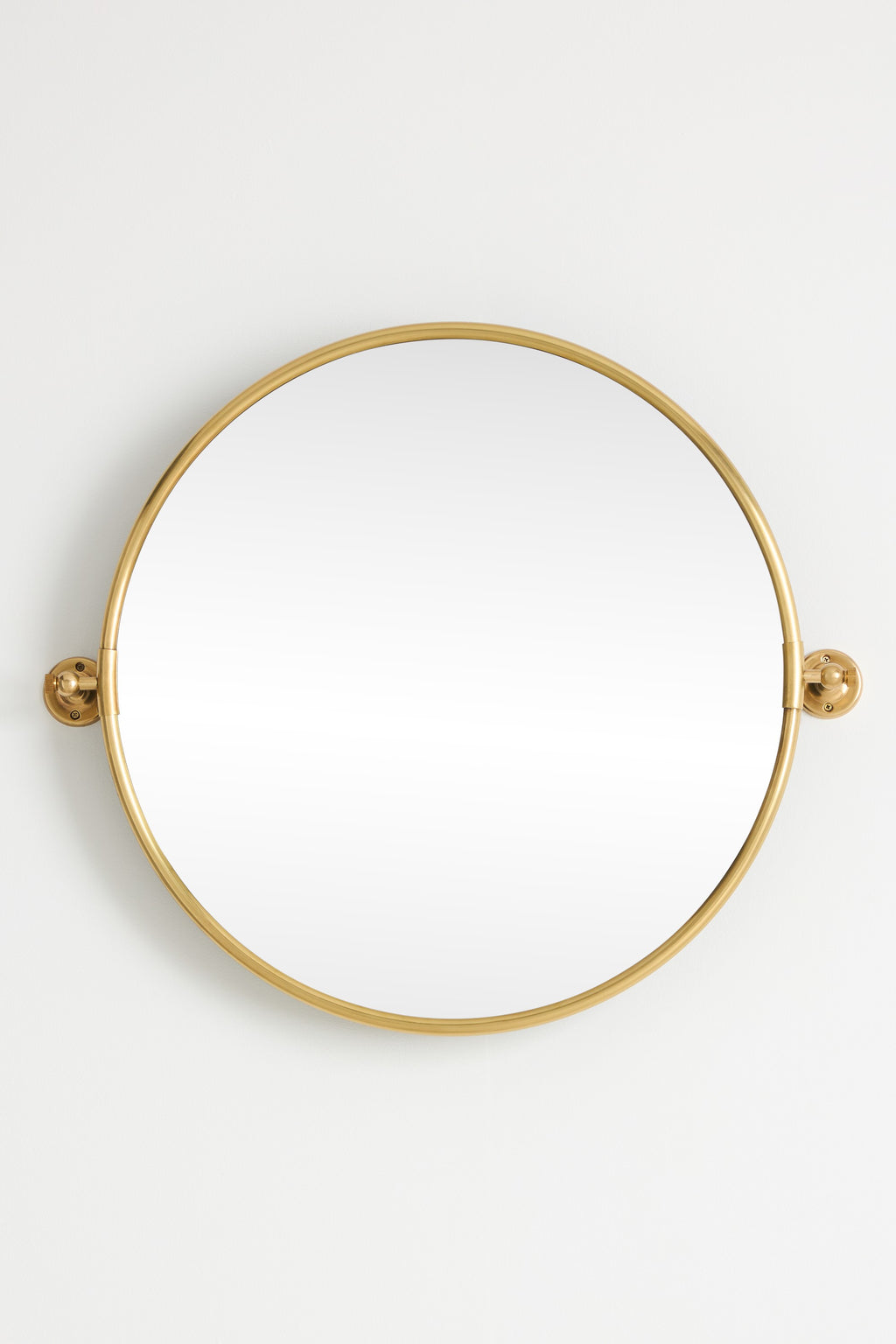 Eir Pivoting Bathroom Wall Mirror, Brass Finish in 070 Gold, product view 6