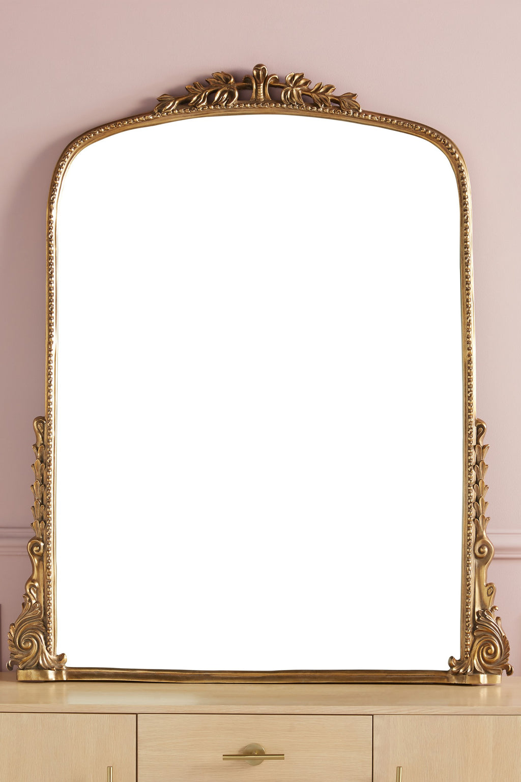 Hekla Baroque Arched Gold Leaner Mirror, 5 ft, product view 2