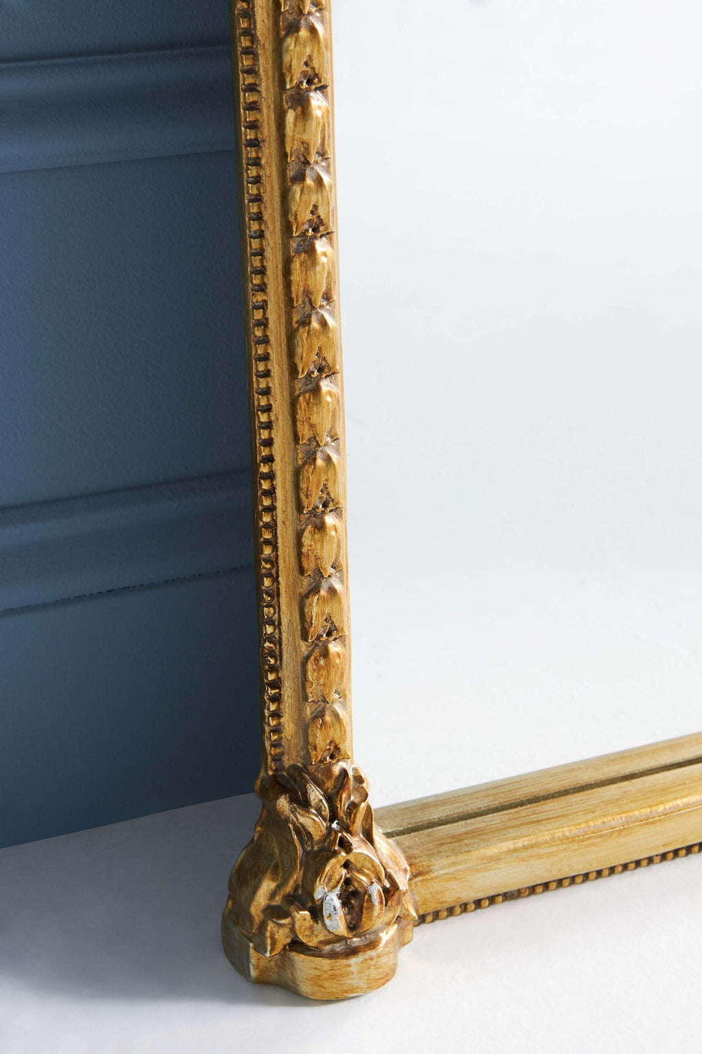 Hekla Baroque Arched Floor Mirror, 6 ft in Gold, product view 7