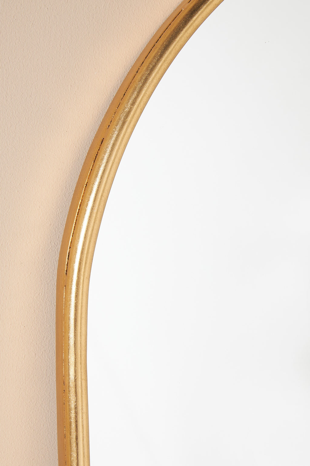 Stilla Thin Metal Arch Floor Mirror, 68 in in 027 Brass, product view 4