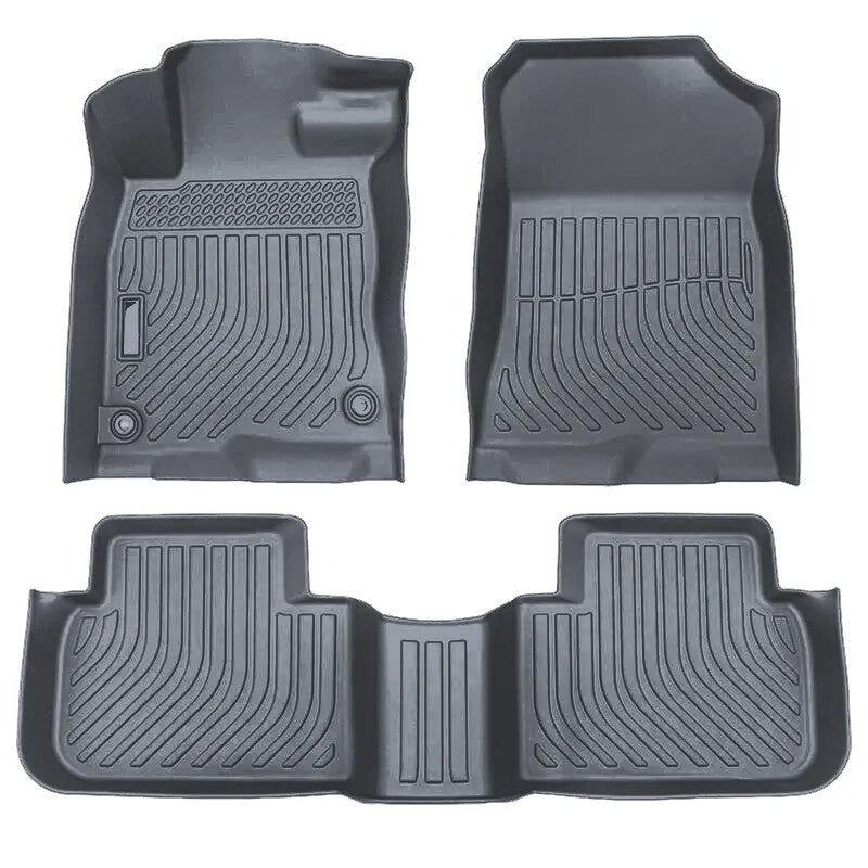 Tappetini 3D per auto, set interni, colore grigio